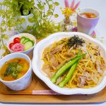 豚肉としめじの和風パスタ