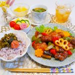 鶏と野菜の甘酢あん