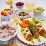 アスパラつくね